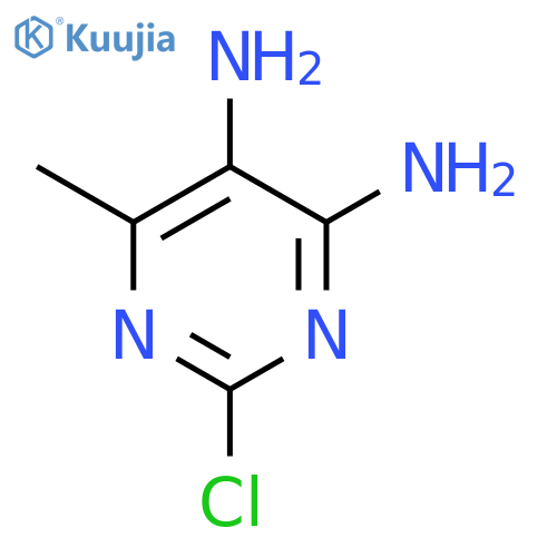 2-Chloro-6-methylpyrimidine-4,5-diamine structure