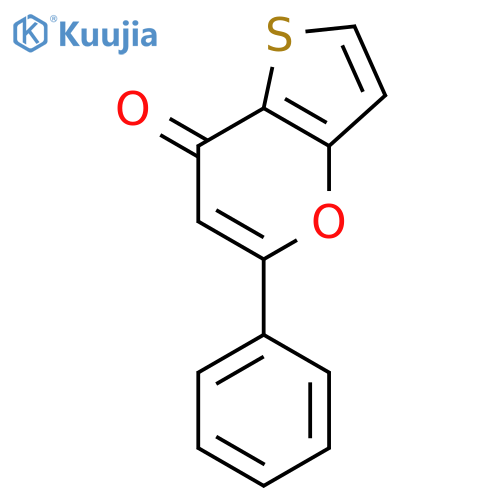 7H-THIENO[3,2-B]PYRAN-7-ONE, 5-PHENYL- structure