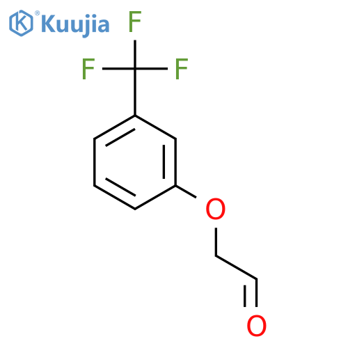 Acetaldehyde, [3-(trifluoromethyl)phenoxy]- structure