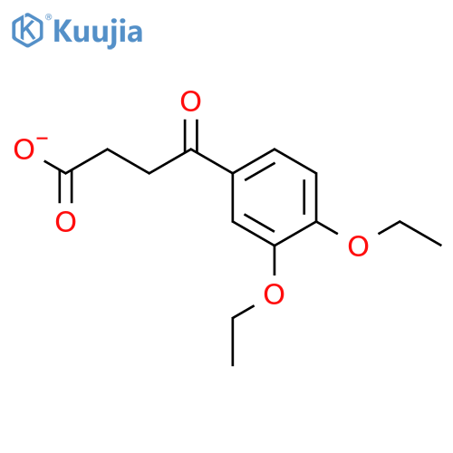 4-(3,4-diethoxyphenyl)-4-oxobutanoate structure