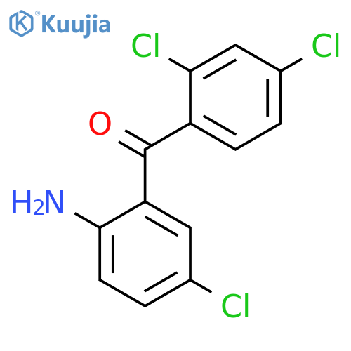 METHANONE, (2-AMINO-5-CHLOROPHENYL)(2,4-DICHLOROPHENYL)- structure