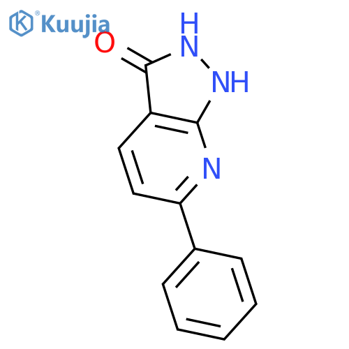 3H-PYRAZOLO[3,4-B]PYRIDIN-3-ONE, 1,2-DIHYDRO-6-PHENYL- structure