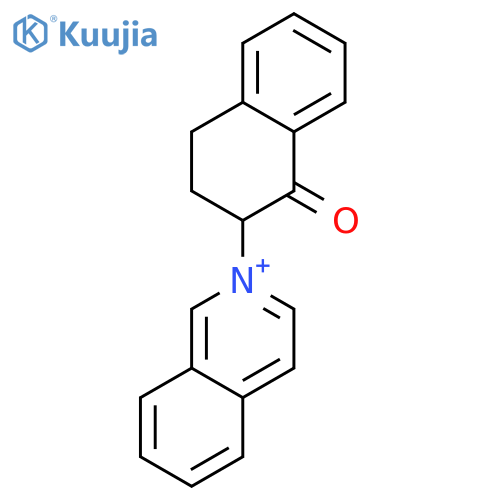Isoquinolinium,2-(1,2,3,4-tetrahydro-1-oxo-2-naphthalenyl)-, iodide (1:1) structure