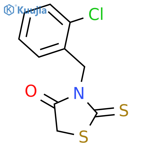 3-(2-Chlorophenyl)methyl-2-sulfanylidene-1,3-thiazolidin-4-one structure