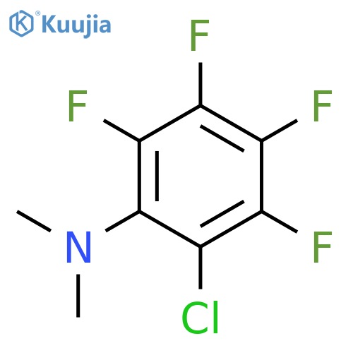 2-Chloro-3,4,5,6-tetrafluoro-N,N-dimethylaniline structure