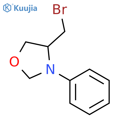 Oxazolidine, 4-(bromomethyl)-3-phenyl- structure