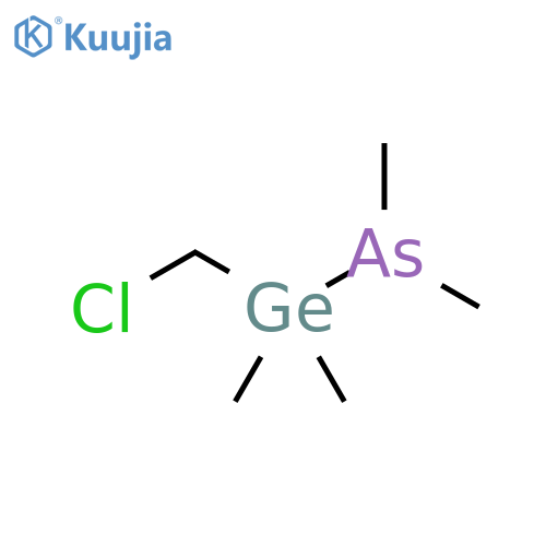 Arsine, [(chloromethyl)dimethylgermyl]dimethyl- structure