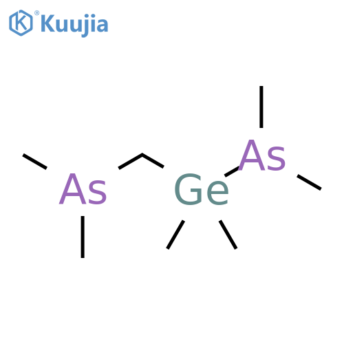 Arsine, [[(dimethylarsino)dimethylgermyl]methyl]dimethyl- structure