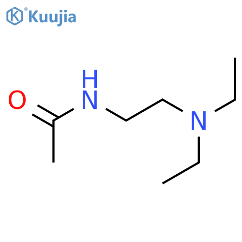 N-[2-(diethylamino)ethyl]acetamide structure