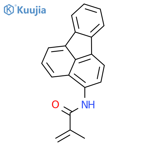 N-(Fluoranthen-3-yl)-2-methylprop-2-enamide structure