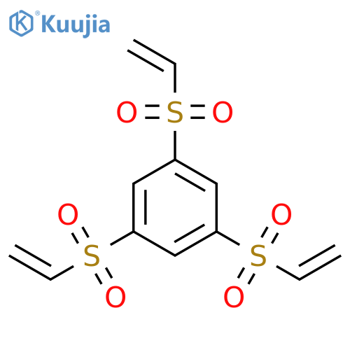 Benzene, 1,3,5-tris(ethenylsulfonyl)- structure