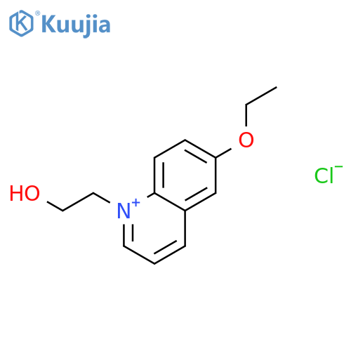 Quinolinium, 6-ethoxy-1-(2-hydroxyethyl)-, chloride structure