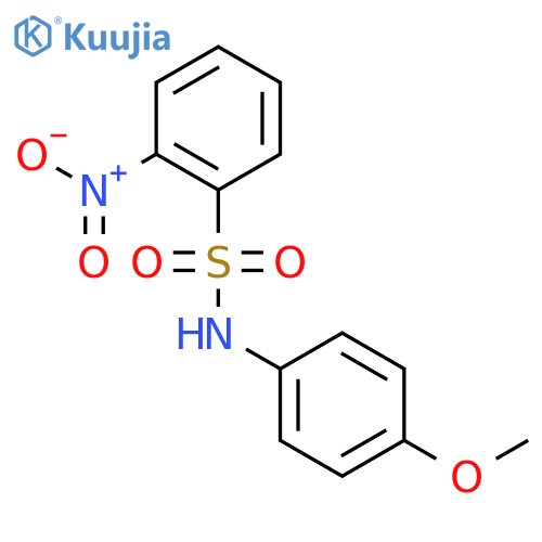 N-(4-Methoxyphenyl)-2-Nitrobenzenesulfonamide structure