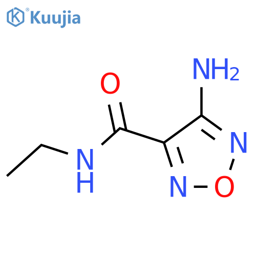 1,2,5-Oxadiazole-3-carboxamide,4-amino-N-ethyl-(9CI) structure