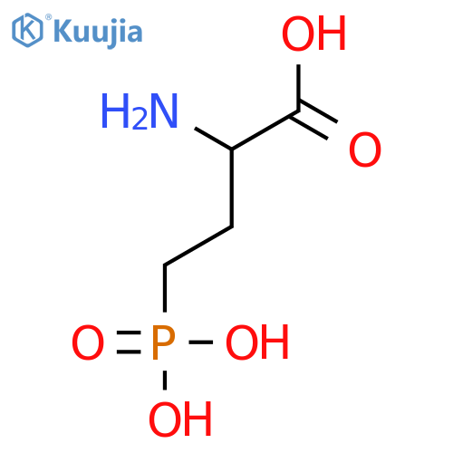 DL-2-Amino-4-phosphonobutanoic acid (AP4) structure