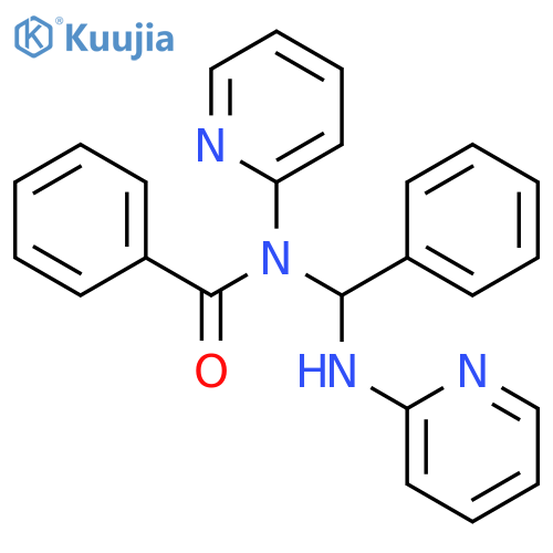 BENZAMIDE, N-[PHENYL(2-PYRIDINYLAMINO)METHYL]-N-2-PYRIDINYL- structure