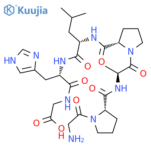 Glycine, glycyl-L-prolyl-L-alanyl-L-prolyl-L-leucyl-L-histidyl- structure