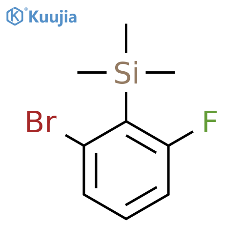 SILANE, (2-BROMO-6-FLUOROPHENYL)TRIMETHYL- structure