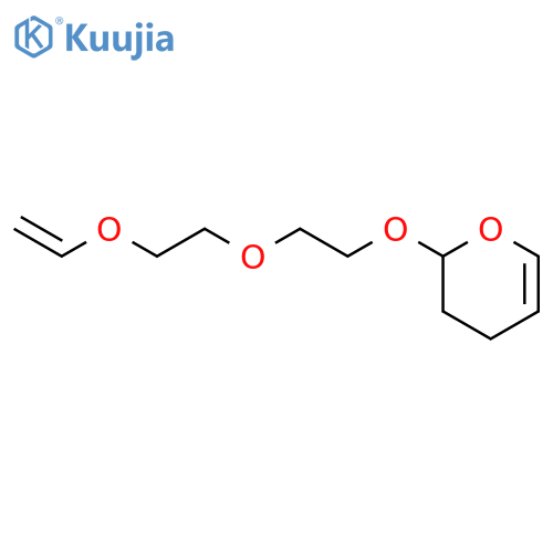 2H-PYRAN, 2-[2-[2-(ETHENYLOXY)ETHOXY]ETHOXY]-3,4-DIHYDRO- structure