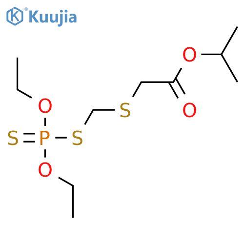 propan-2-yl 4-ethoxy-3-oxa-5,7-dithia-4-phosphanonan-9-oate 4-sulfide structure
