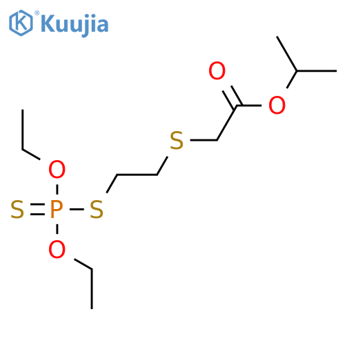 propan-2-yl 4-ethoxy-3-oxa-5,8-dithia-4-phosphadecan-10-oate 4-sulfide structure