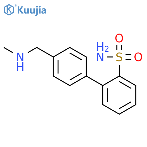 [1,1'-Biphenyl]-2-sulfonamide, 4'-[(methylamino)methyl]- structure