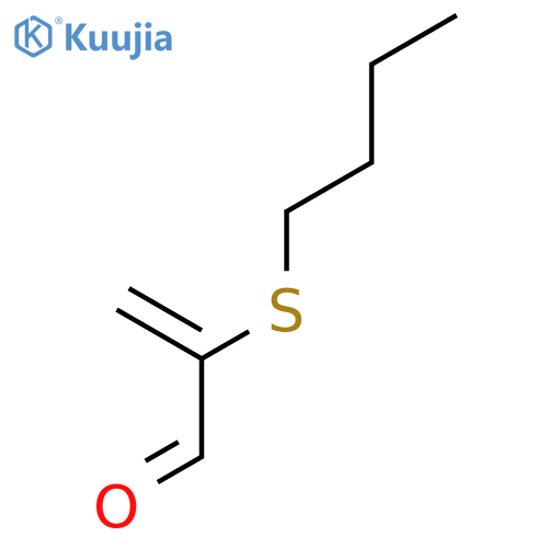 2-PROPENAL, 2-(BUTYLTHIO)- structure