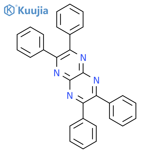 Pyrazino[2,3-b]pyrazine, tetraphenyl- structure