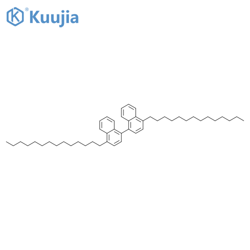 1,1'-BINAPHTHALENE, 4,4'-DITETRADECYL- structure