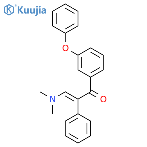 2-Propen-1-one, 3-(dimethylamino)-1-(3-phenoxyphenyl)-2-phenyl- structure