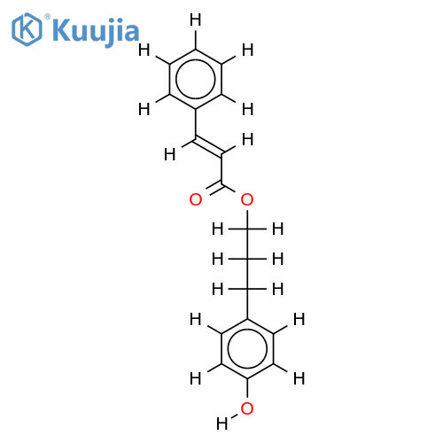 Zimtsaeure-3-(4'-hydroxyphenyl)-propylester structure