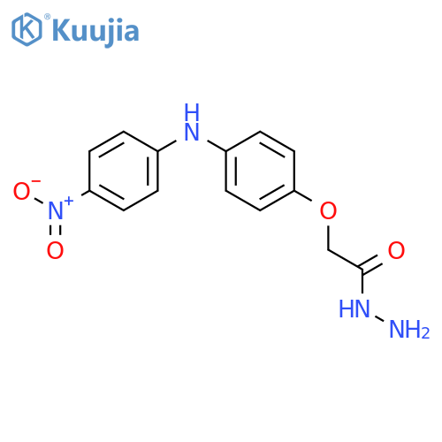 Acetic acid, [4-[(4-nitrophenyl)amino]phenoxy]-, hydrazide structure