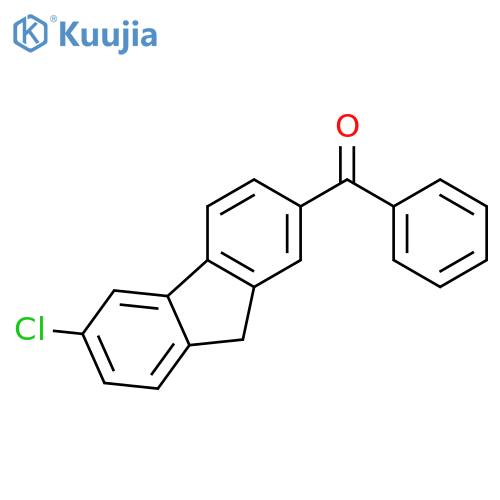 Methanone, (6-chloro-9H-fluoren-2-yl)phenyl- structure
