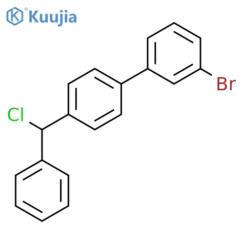 1,1'-Biphenyl, 3-bromo-4'-(chlorophenylmethyl)- structure