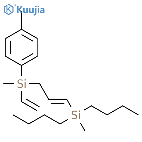 SILANE, DIBUTYL[3-[ETHENYLMETHYL(4-METHYLPHENYL)SILYL]-1-PROPENYL]METHYL- structure