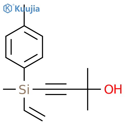 3-Butyn-2-ol, 4-[ethenylmethyl(4-methylphenyl)silyl]-2-methyl- structure