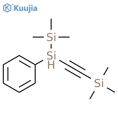 Disilane, 1,1,1-trimethyl-2-phenyl-2-[(trimethylsilyl)ethynyl]- structure