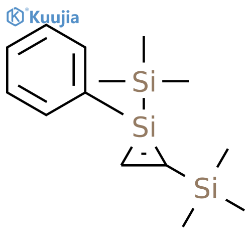 SILACYCLOPROP-2-ENE, 1-PHENYL-1,2-BIS(TRIMETHYLSILYL)- structure