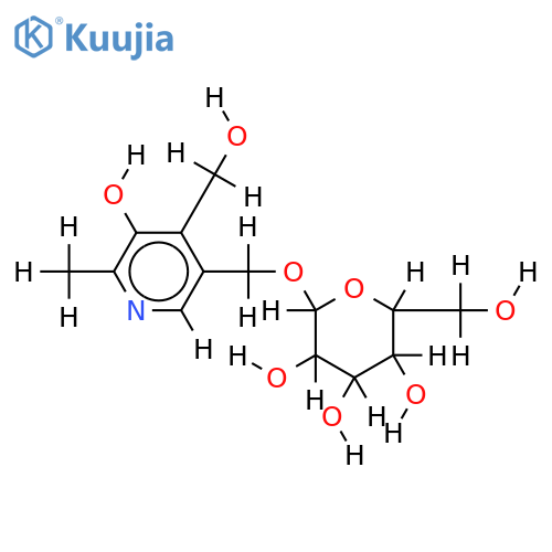Pyridoxine 5'-β-D-Glucoside structure