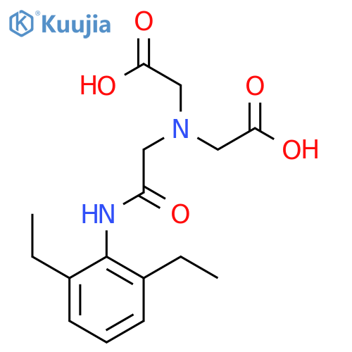 N-(2,6-Diethylphenylcarbamoylmethyl)iminodiacetic Acid structure