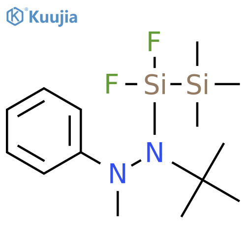 Silanediamine,N-(1,1-dimethylethyl)-1,1-difluoro-N'-methyl-N'-phenyl-N-(trimethylsilyl)- structure