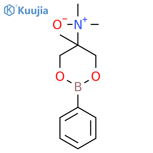 1,3,2-DIOXABORINAN-5-AMINE, N,N,5-TRIMETHYL-2-PHENYL-, N-OXIDE structure