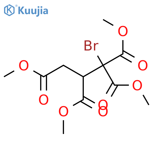 1,1,2,3-Propanetetracarboxylic acid, 1-bromo-, tetramethyl ester structure