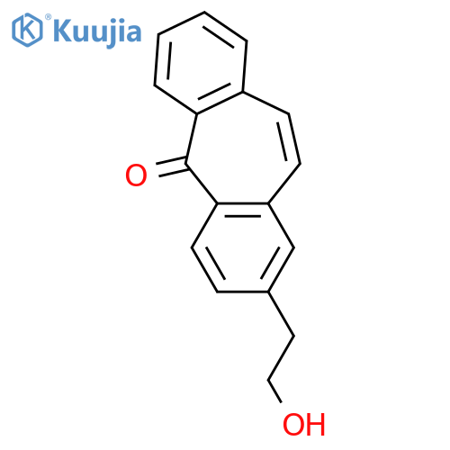 5H-DIBENZO[A,D]CYCLOHEPTEN-5-ONE, 2-(2-HYDROXYETHYL)- structure