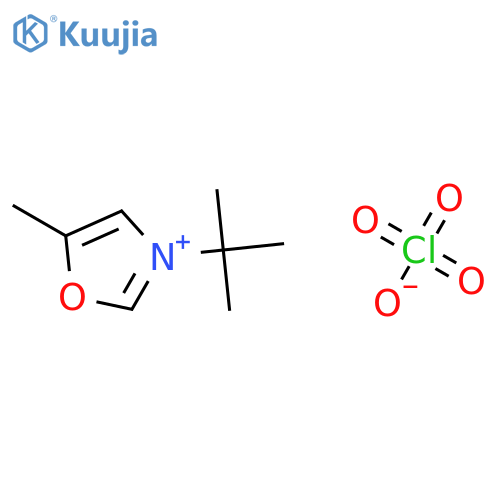 OXAZOLIUM, 3-(1,1-DIMETHYLETHYL)-5-METHYL-, PERCHLORATE structure