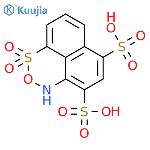 3H-Naphth[1,8-cd][1,2,6]oxathiazine-4,6-disulfonic acid, 1,1-dioxide structure