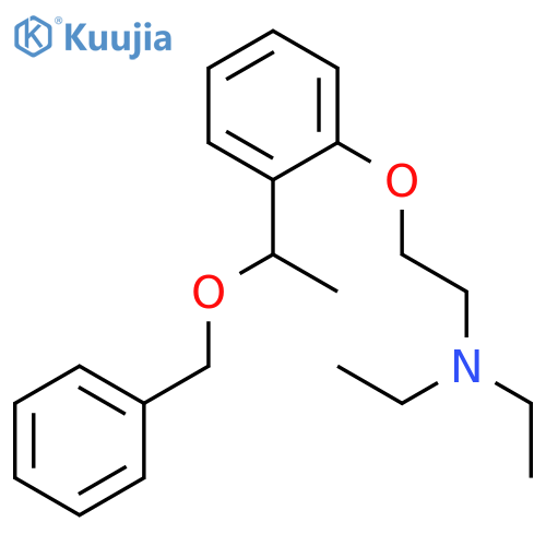 ETHANAMINE, N,N-DIETHYL-2-[2-[1-(PHENYLMETHOXY)ETHYL]PHENOXY]- structure