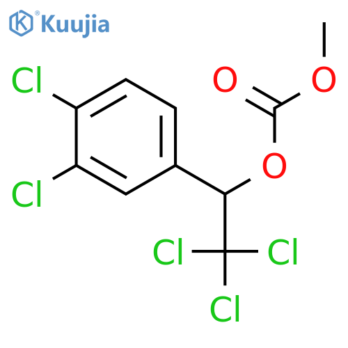 Carbonic acid, methyl 2,2,2-trichloro-1-(3,4-dichlorophenyl)ethyl ester structure