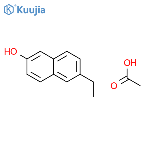 2-NAPHTHALENOL, 6-ETHYL-, ACETATE structure