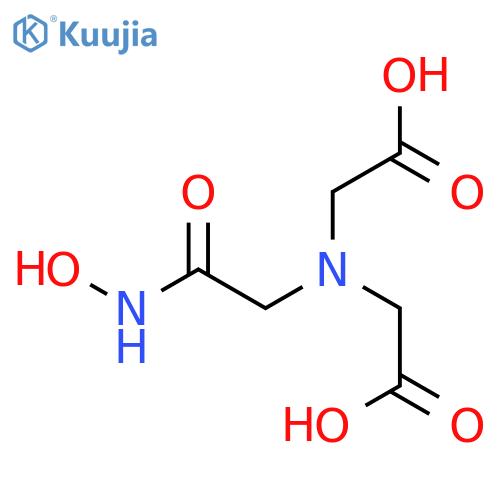 2,2'-{[2-(Hydroxyamino)-2-oxoethyl]azanediyl}diacetic acid structure